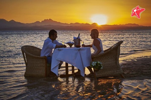 Вечер на море