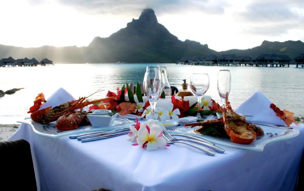 Вечер на море