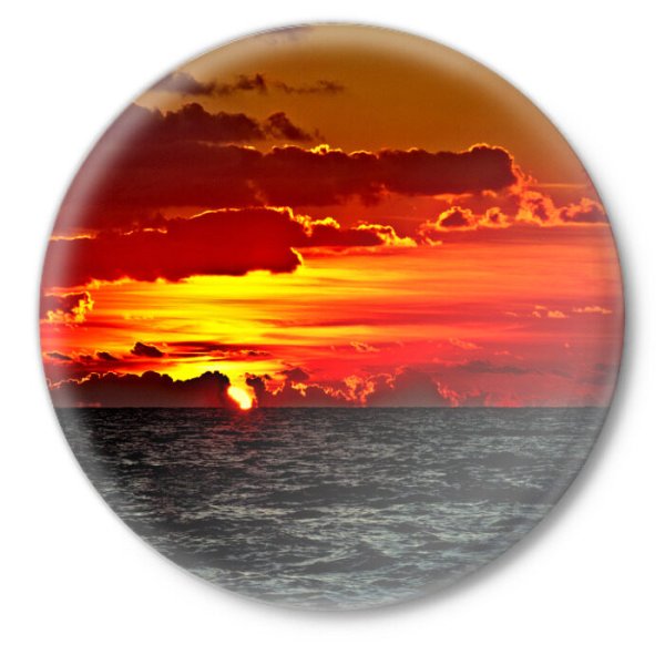 Закат в круге