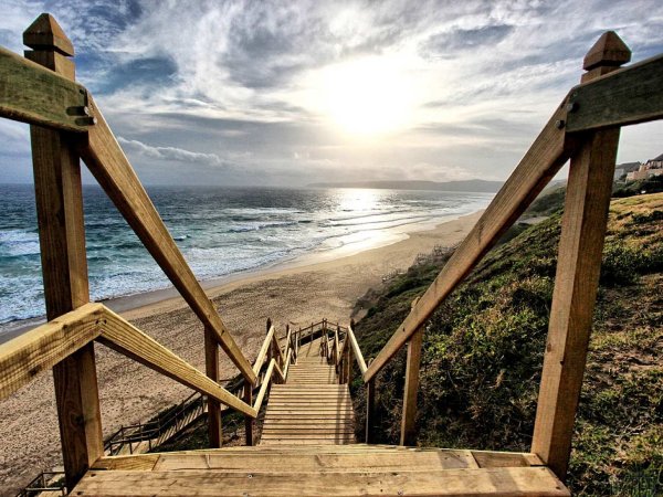 Пристань на закате