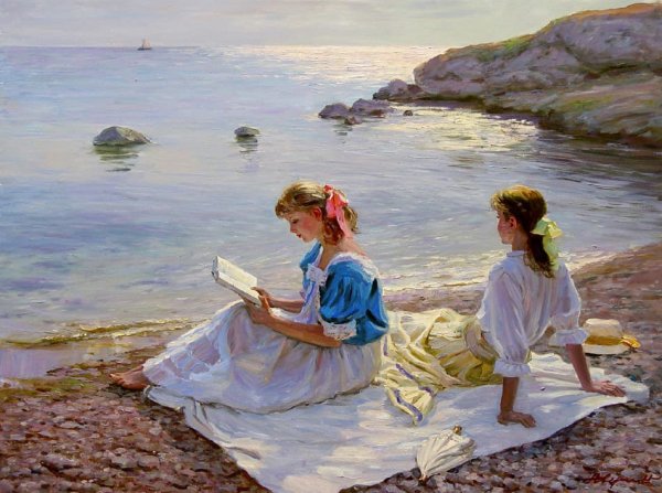 Художник Александр Аверин море