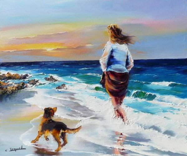 Кристиан Жекель море картина