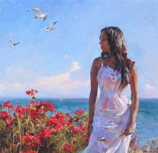 Инесса Гармаш у моря