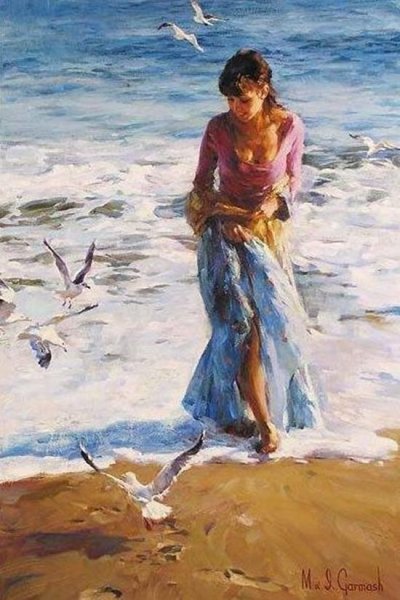 Михаил и Инесса Гармаш и море