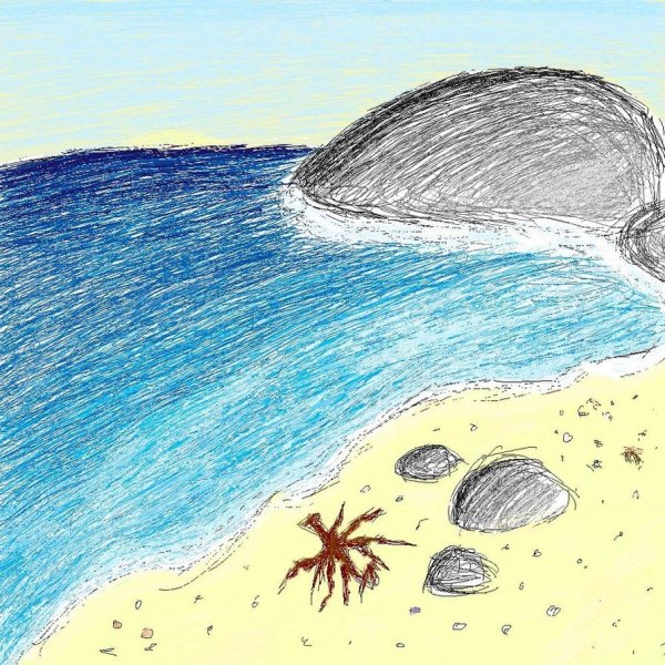 Море карандашом