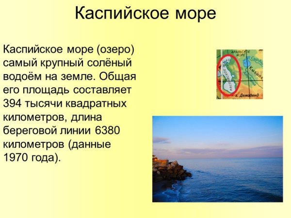 Проект Каспийское море 4 класс