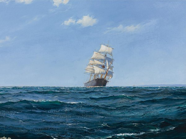 Художник-маринист Montague Dawso