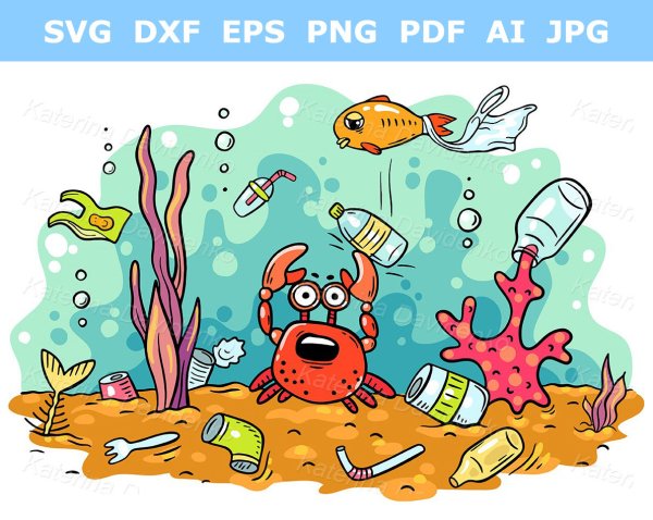 Загрязнение стикер