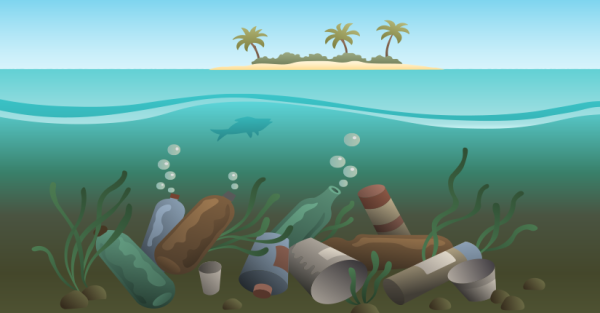 Загрязнение океана для детей