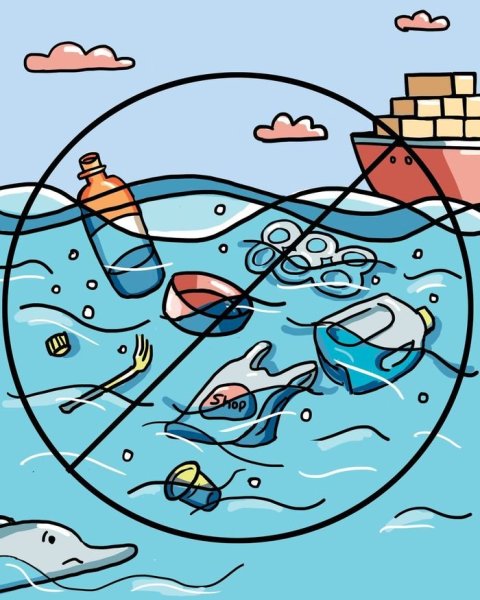 Загрязнение воды для дошкольников