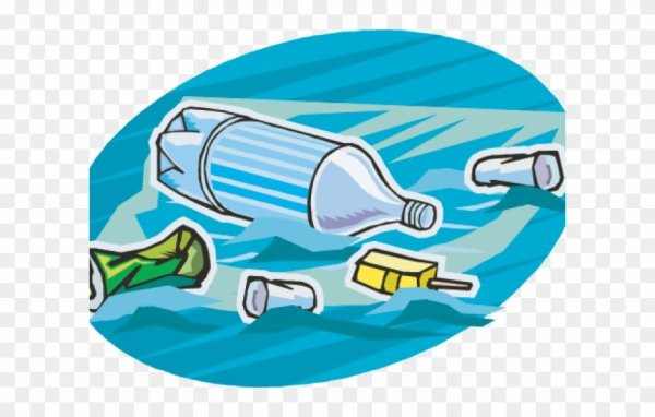 Загрязнение воды на белом фоне