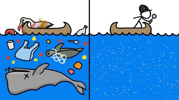 Загрязнение океана рисунок