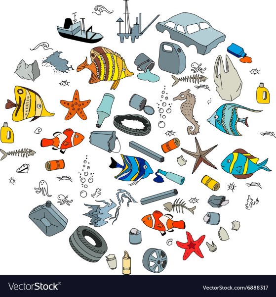 Загрязнение воды Стикеры