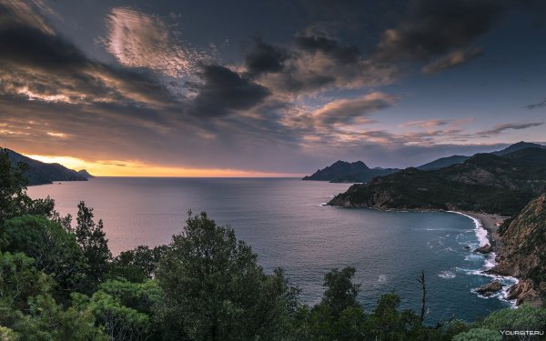 Природа море горы