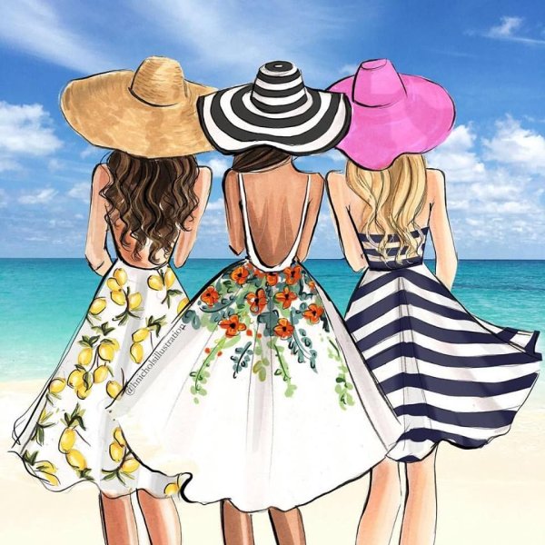 Летние рисунки