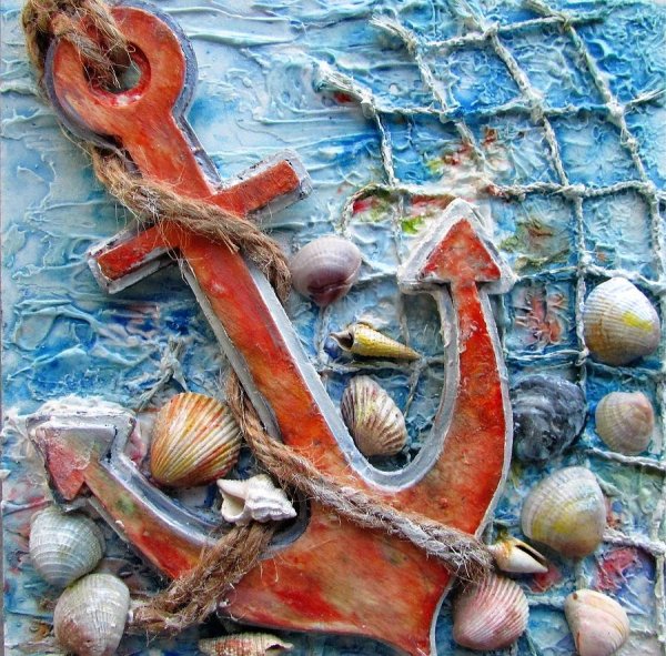 Якорь живопись