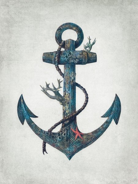 Якорь стилизованный
