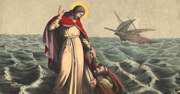 Христос на Тивериадском озере Верещагин