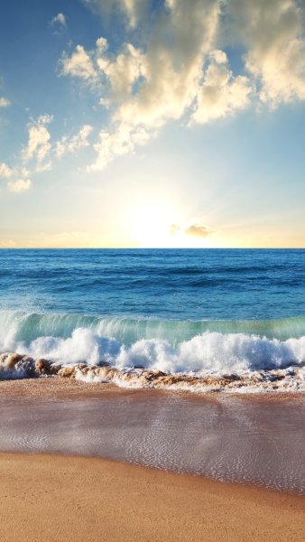 Море пляж вертикально