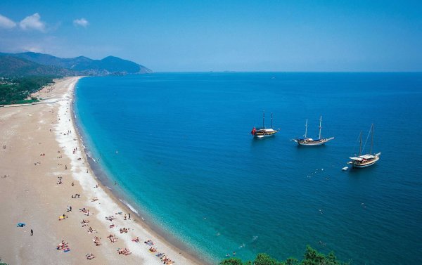 Горы Турция берег Средиземного моря