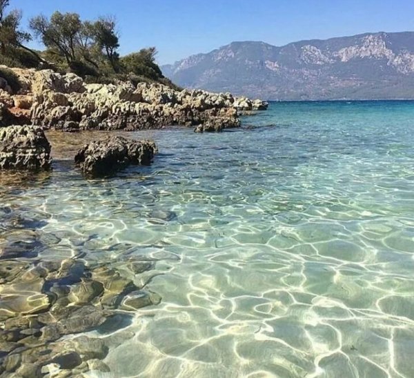 Пляж Клеопатры Алания живопись