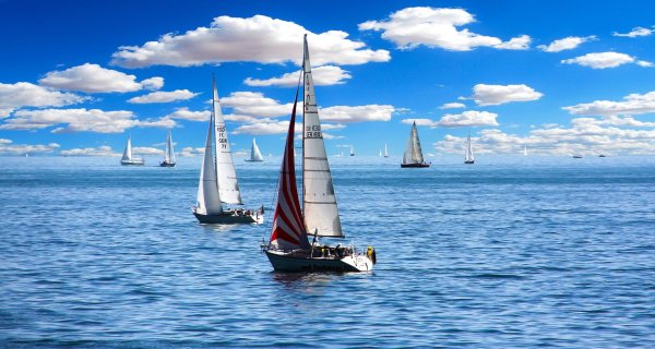 Белый Парус в море