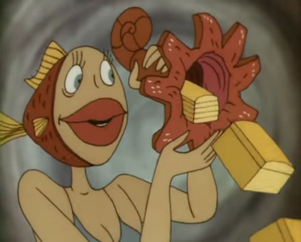 В синем море в белой пене мультфильм 1984