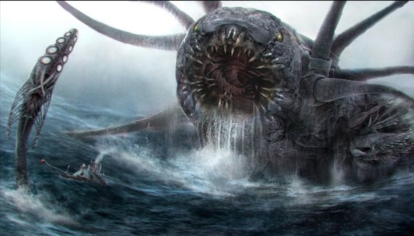 Огромные морские чудовища