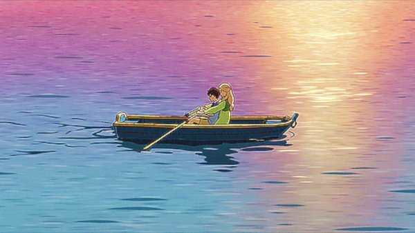 Пейзаж с корабликом