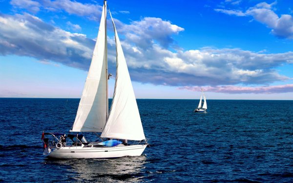 Картина лодки