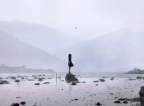 Одиночество море горы