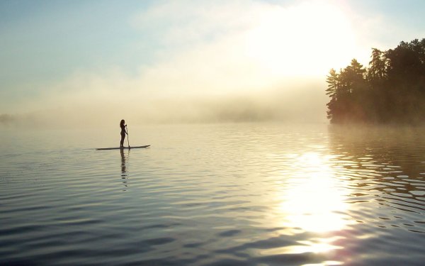 Лодка в тумане