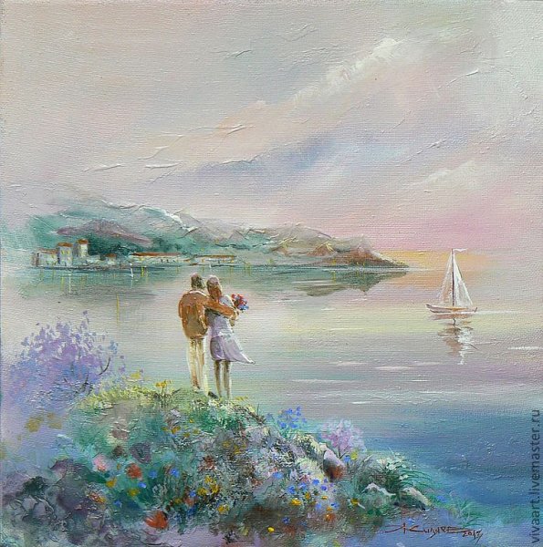 Виктор Лузик морской пейзаж