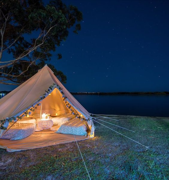 Глэмпинг финский залив