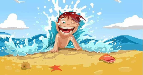 Море мультяшное