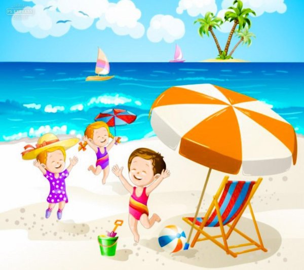 Отпуск иллюстрация