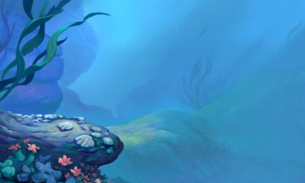 Русалочка Ариэль Морское дно