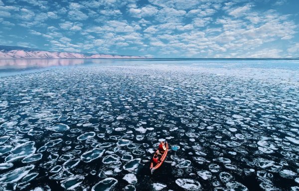 Байкал зимой