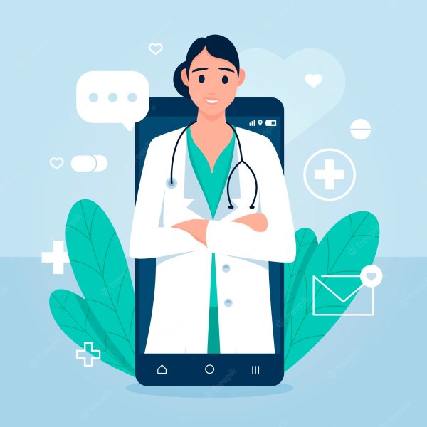 Врач рисунок