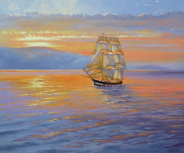 Картины море Оноприенко Игоря