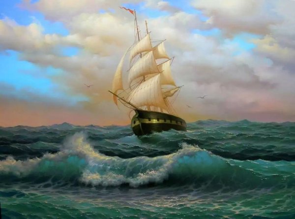 Сергей Стоев морской пейзаж