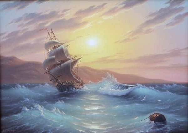 Морские пейзажи художника Сергея Стоева