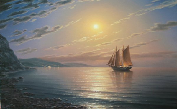 Художник Сергей Стоев морской пейзаж