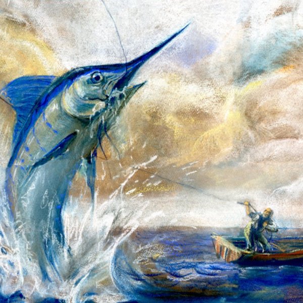 Иллюстрации старик и море 1952