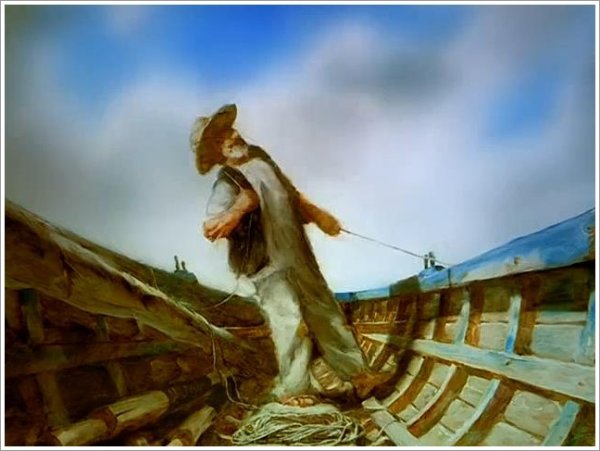 Старик и море Манолин