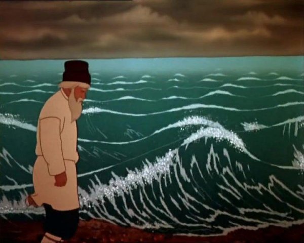 Мультфильм Золотая рыбка Пушкин