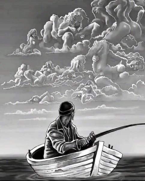 Старик и море Сантьяго и Манолин