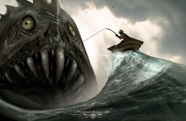 Страшные морские чудовища