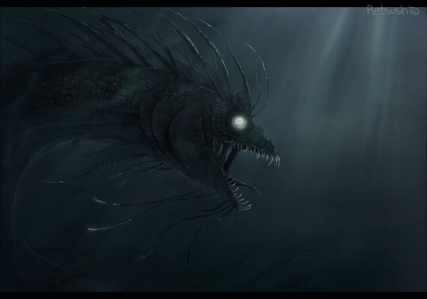Жуткие морские чудовища