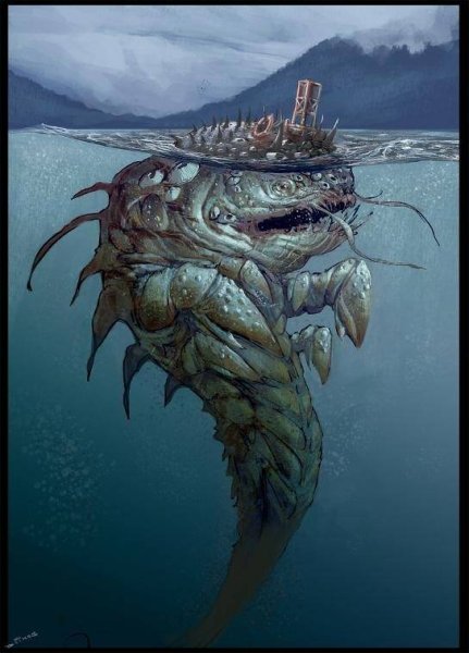 Морской монстр хафгуфа